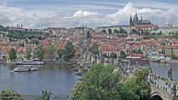 Pražský hrad, Karlův most, Vltava