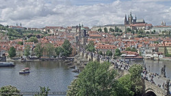 Pražský hrad, Karlův most, Vltava