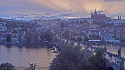 Pražský hrad, Karlův most, Vltava