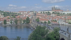 Pražský hrad, Karlův most, Vltava