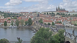 Pražský hrad, Karlův most, Vltava