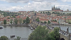 Pražský hrad, Karlův most, Vltava