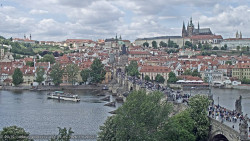 Pražský hrad, Karlův most, Vltava