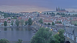 Pražský hrad, Karlův most, Vltava