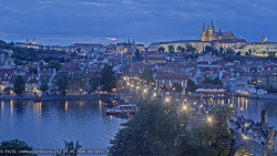 Pražský hrad, Karlův most, Vltava