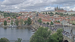 Pražský hrad, Karlův most, Vltava