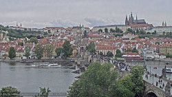 Pražský hrad, Karlův most, Vltava