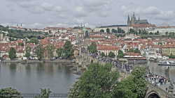 Pražský hrad, Karlův most, Vltava