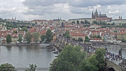 Pražský hrad, Karlův most, Vltava