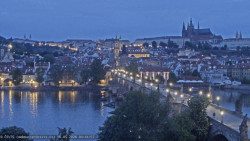 Pražský hrad, Karlův most, Vltava