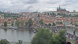 Pražský hrad, Karlův most, Vltava