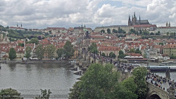 Pražský hrad, Karlův most, Vltava