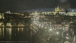 Město Praha - Pražský hrad, Karlův most, Vltava - 16.5.2026 v 22:00 Město Praha - Pražský hrad, Karlův most, Vltava - 16.5.2026 v 22:00