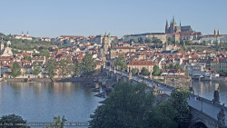 Pražský hrad, Karlův most, Vltava