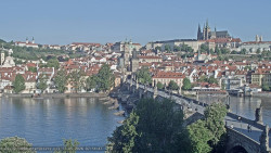 Pražský hrad, Karlův most, Vltava