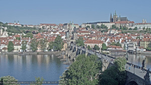 Město Praha - Pražský hrad, Karlův most, Vltava - 17.5.2026 v 08:15 Město Praha - Pražský hrad, Karlův most, Vltava - 17.5.2026 v 08:15