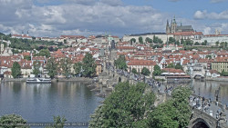 Pražský hrad, Karlův most, Vltava