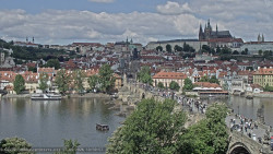 Pražský hrad, Karlův most, Vltava