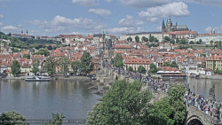 Pražský hrad, Karlův most, Vltava