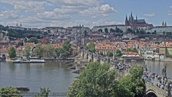 Pražský hrad, Karlův most, Vltava