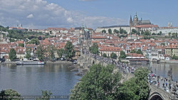 Pražský hrad, Karlův most, Vltava