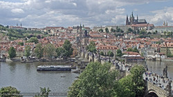 Pražský hrad, Karlův most, Vltava