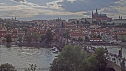 Pražský hrad, Karlův most, Vltava
