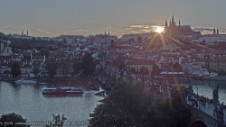 Pražský hrad, Karlův most, Vltava