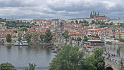 Pražský hrad, Karlův most, Vltava