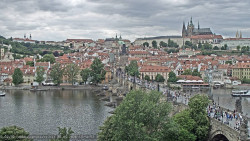 Pražský hrad, Karlův most, Vltava