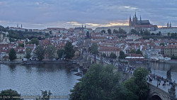 Pražský hrad, Karlův most, Vltava