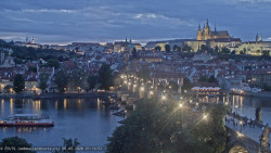 Pražský hrad, Karlův most, Vltava