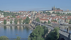 Pražský hrad, Karlův most, Vltava