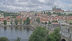 Pražský hrad, Karlův most, Vltava