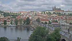 Pražský hrad, Karlův most, Vltava