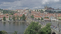 Pražský hrad, Karlův most, Vltava