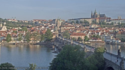 Pražský hrad, Karlův most, Vltava