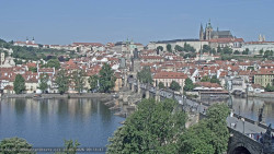 Pražský hrad, Karlův most, Vltava