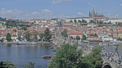 Pražský hrad, Karlův most, Vltava