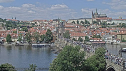 Pražský hrad, Karlův most, Vltava