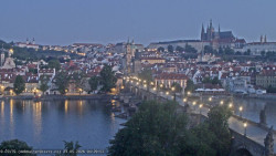 Pražský hrad, Karlův most, Vltava