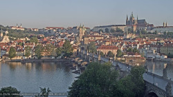 Pražský hrad, Karlův most, Vltava
