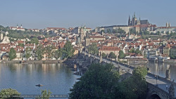 Pražský hrad, Karlův most, Vltava