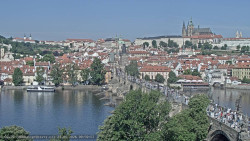 Pražský hrad, Karlův most, Vltava