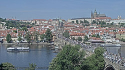 Pražský hrad, Karlův most, Vltava
