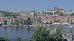 Pražský hrad, Karlův most, Vltava
