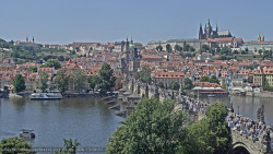 Pražský hrad, Karlův most, Vltava