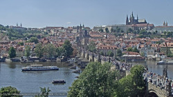 Pražský hrad, Karlův most, Vltava