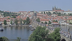 Pražský hrad, Karlův most, Vltava