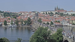 Pražský hrad, Karlův most, Vltava